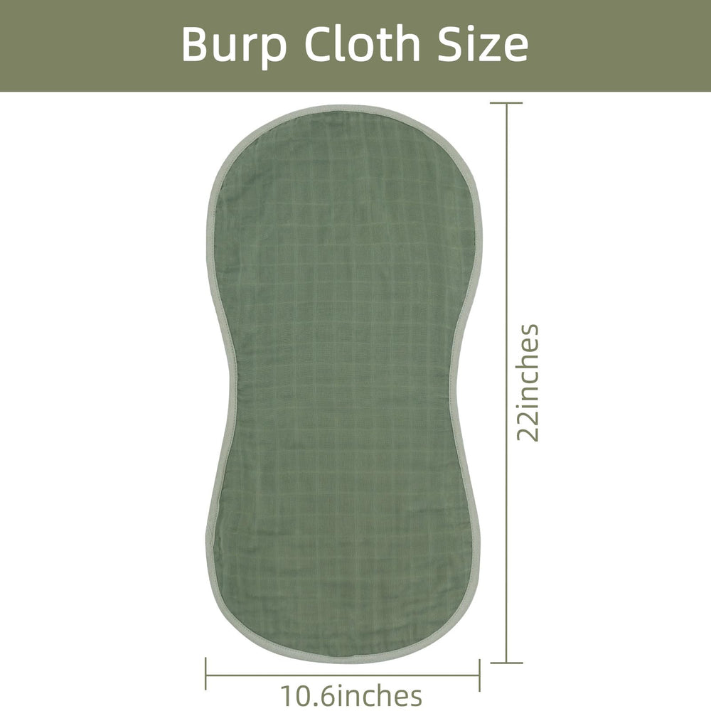 LifeTree burp cloth folded and ready in gift-pack