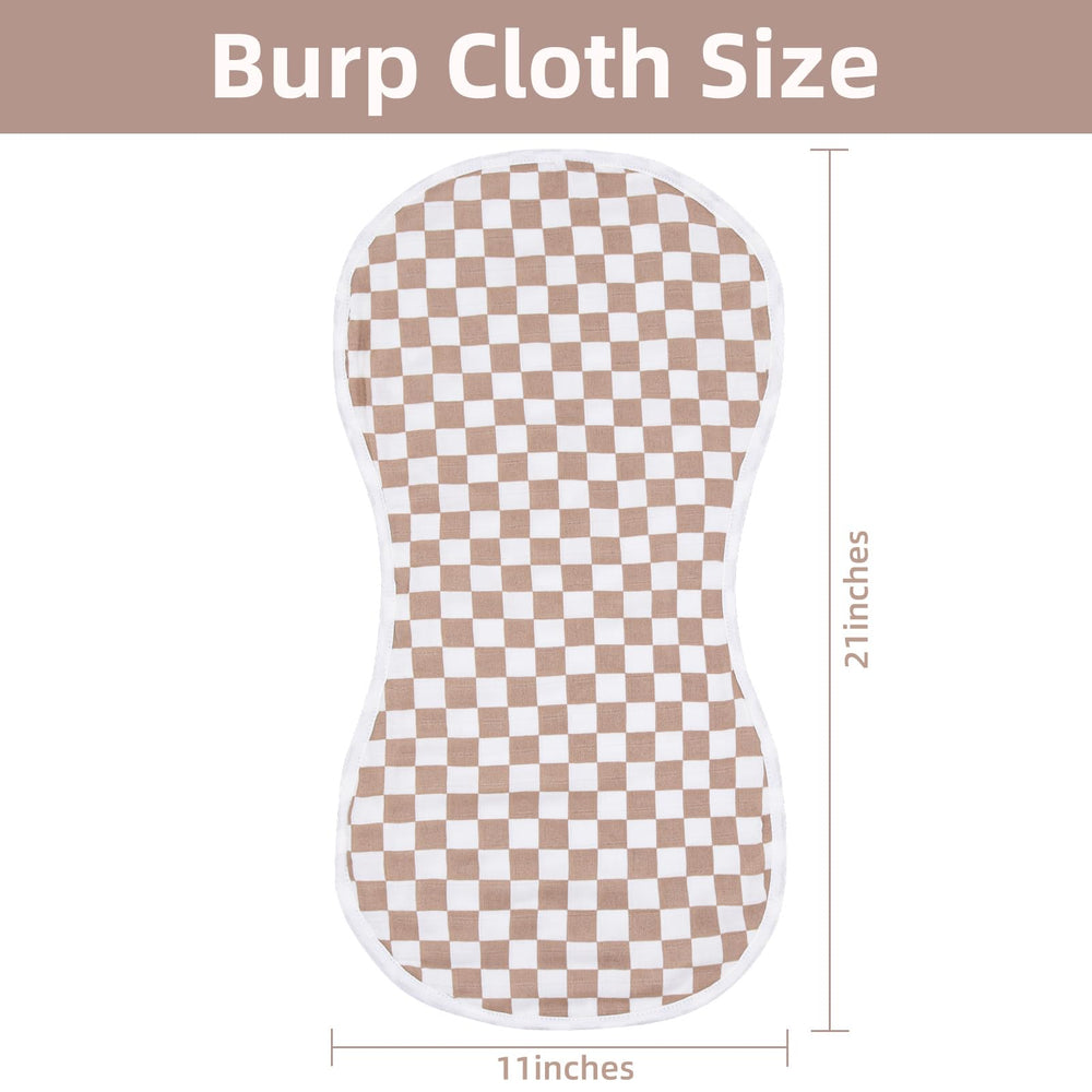 LifeTree easy care burp cloths: machine washable and quick-dry.