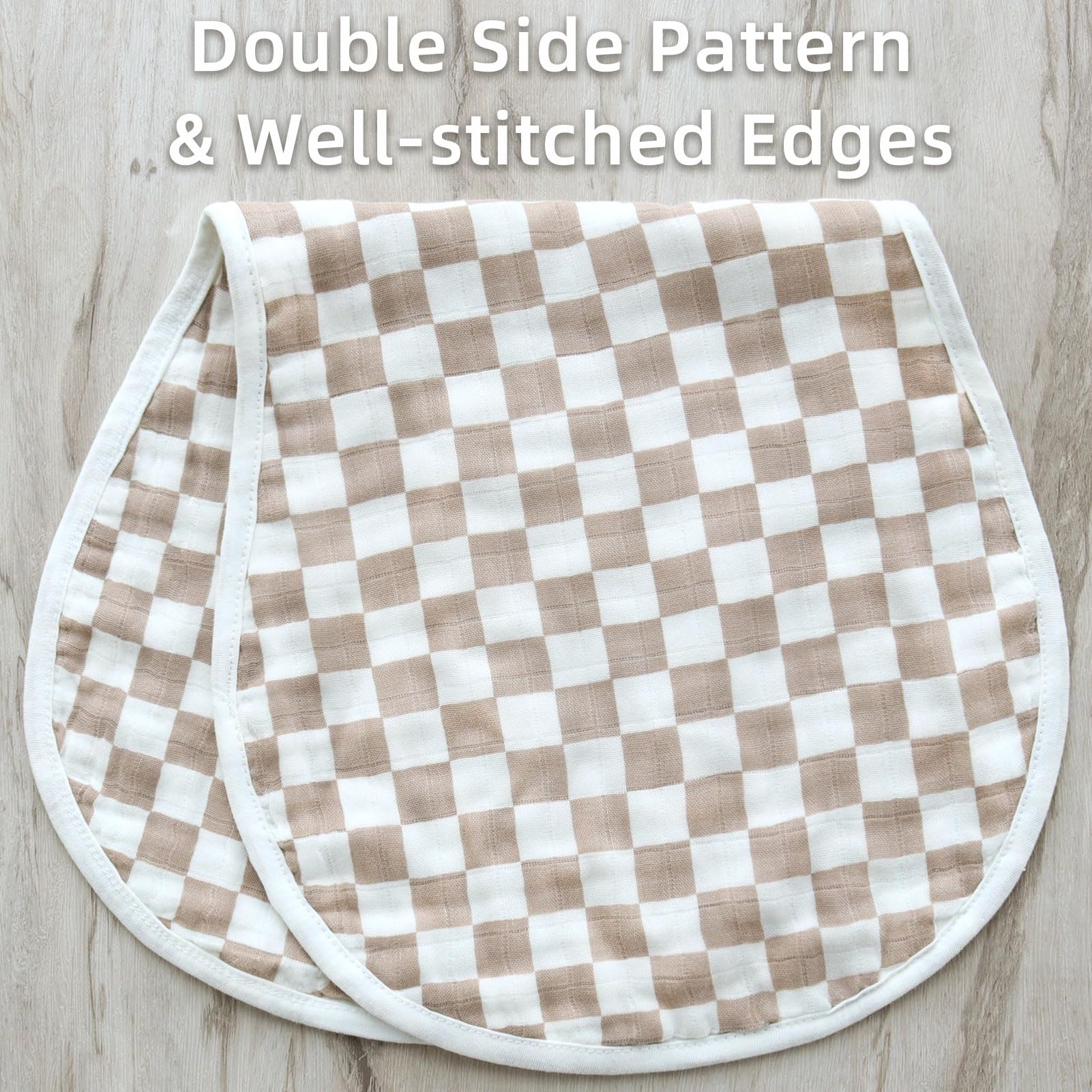 LifeTree reusable burp cloths double as washcloths and bibs.
