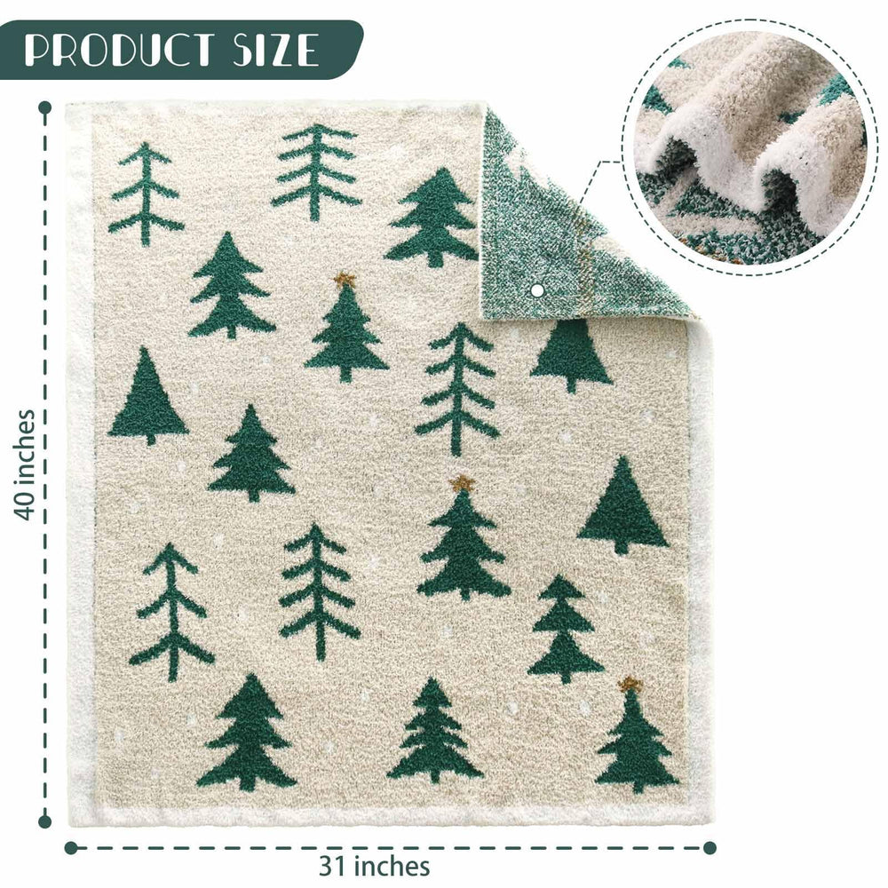 LifeTree plush blanket's fluffy, breathable texture feels gentle against skin for outings.