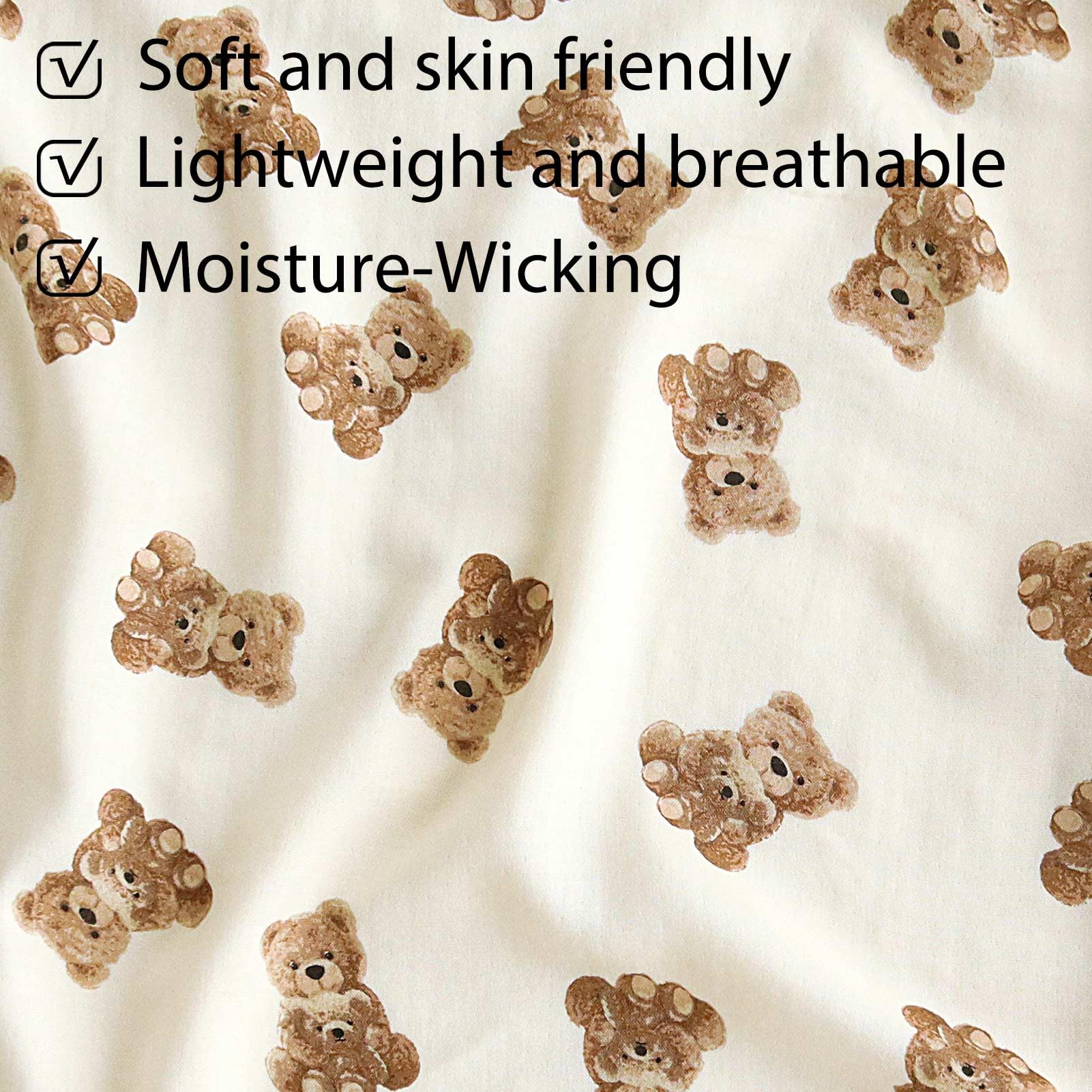 LifeTree durable, machine-washable playard sheets withstand daily use