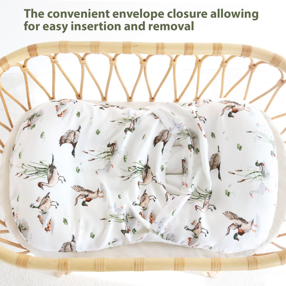 LifeTree Mallard Duck green pattern complements nursery decor