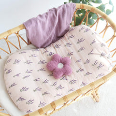 LifeTree organic cotton close-up, showcasing soft weave for gentle newborn touch.