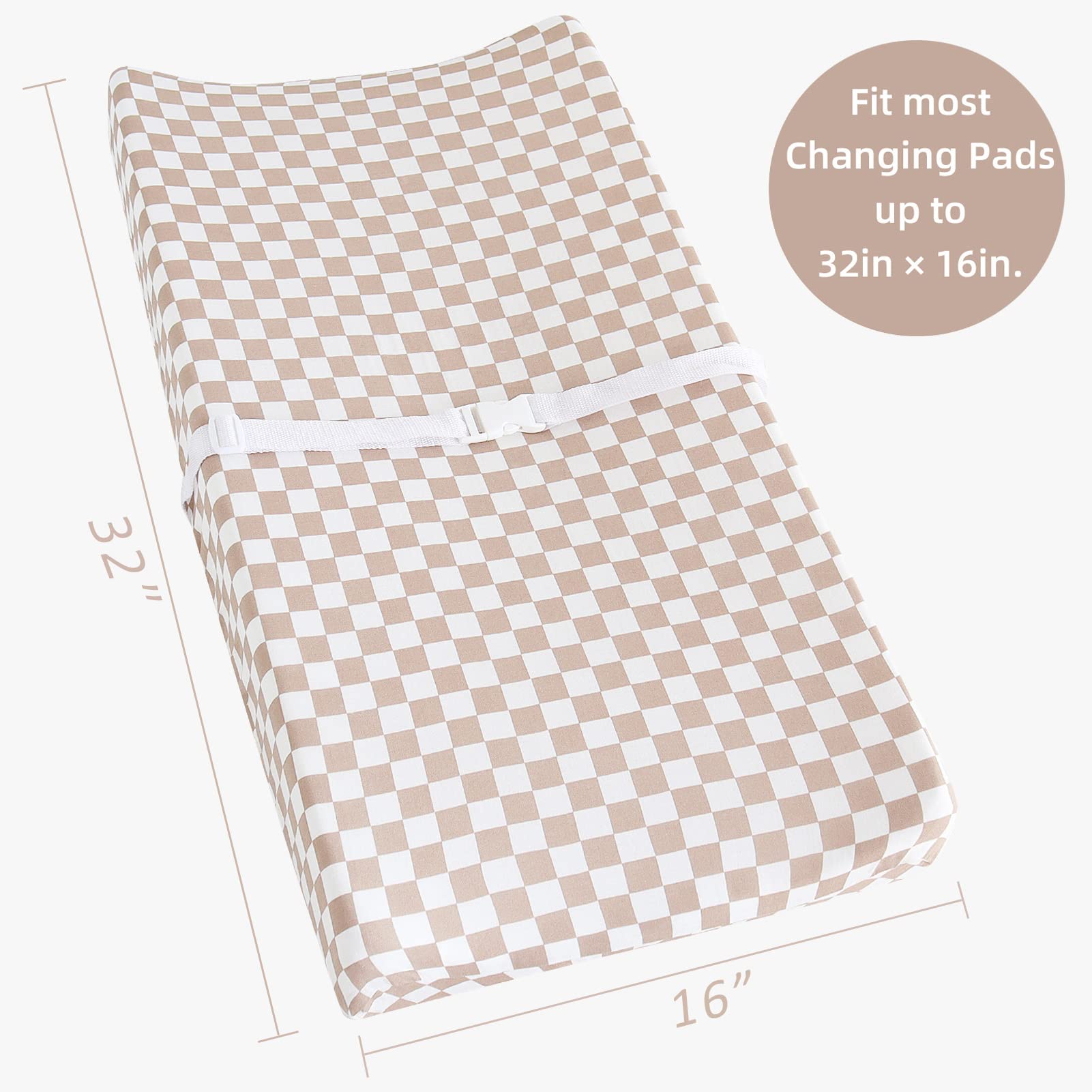 LifeTree small checkered pattern adds nursery detail while keeping baby comfortable
