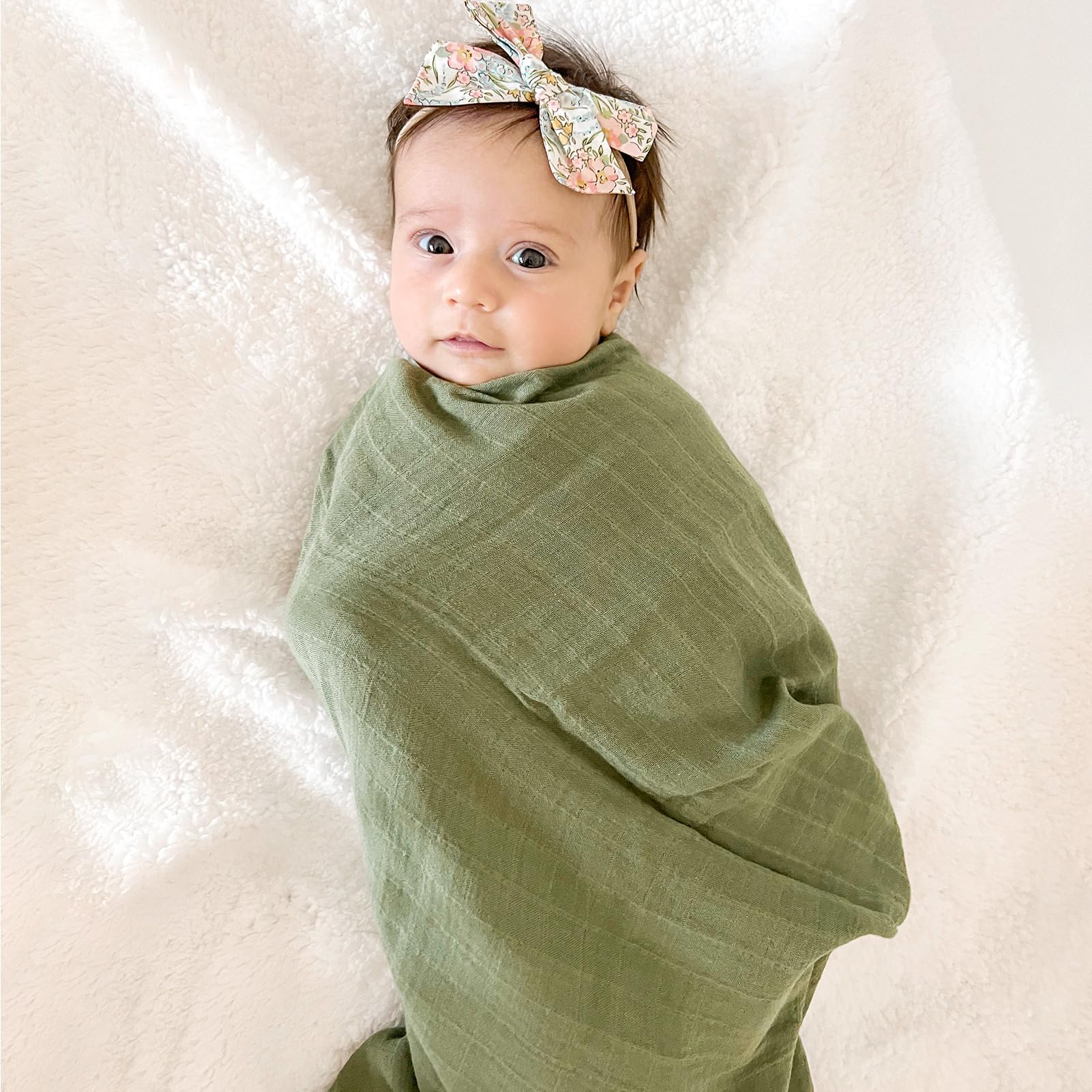 LifeTree bamboo-cotton muslin fabric feels soft and breathable against skin.