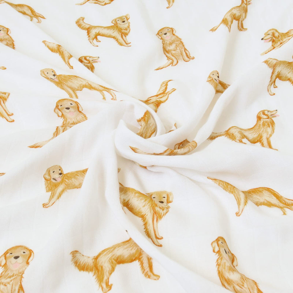 LifeTree muslin swaddle doubles as nursing cover for discreet feeding.