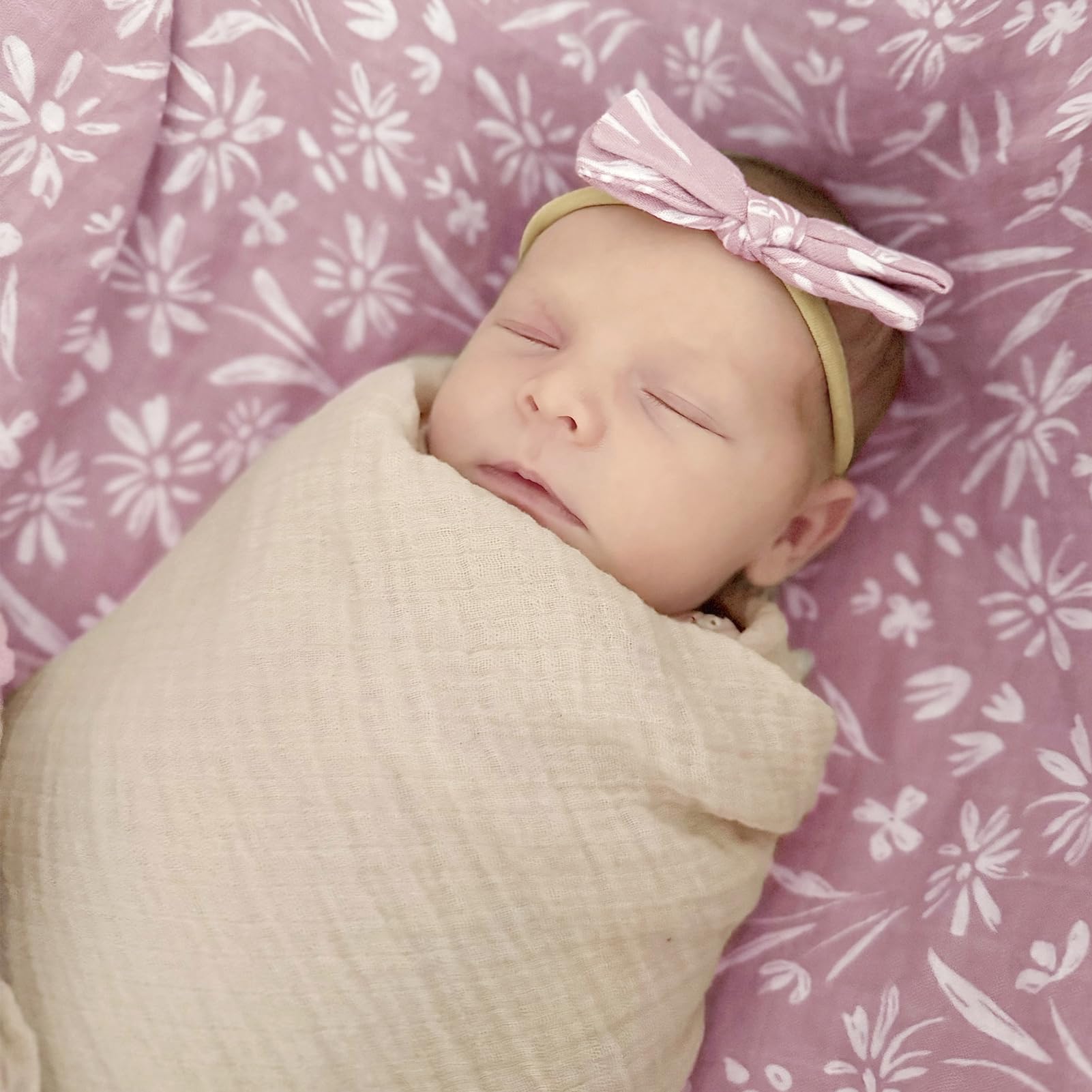 LifeTree newborn photos swaddle blanket enhances outfits for pictures
