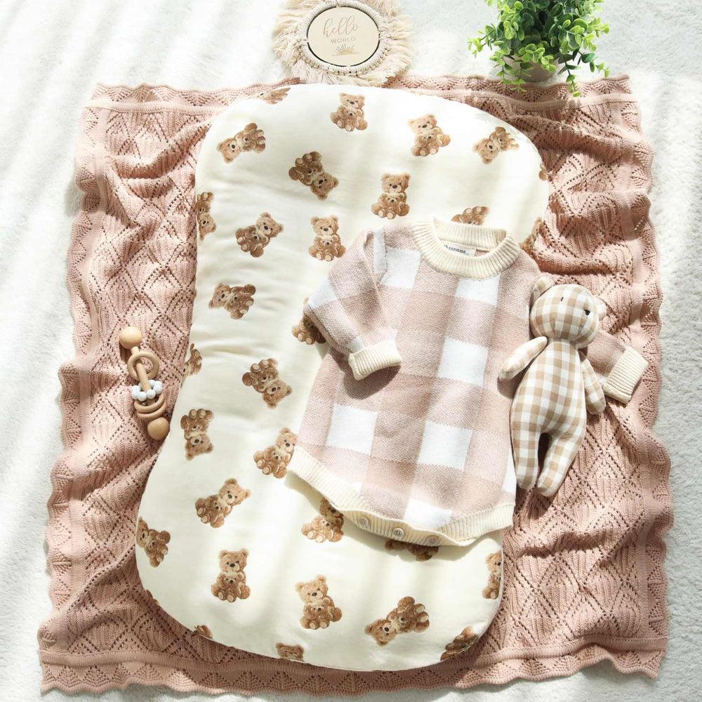 LifeTree cover fits most infant loungers for versatile use.