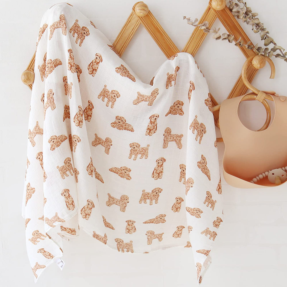 LifeTree crib mat playtime use with dog design brings charm and comfort.
