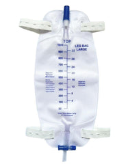 Lifevv Easy-Tap Leg Bag 32 oz with secure cap for convenient drainage.