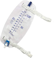 Lifevv Easy-Tap Leg Bag front view showing 32oz capacity for on-the-go use