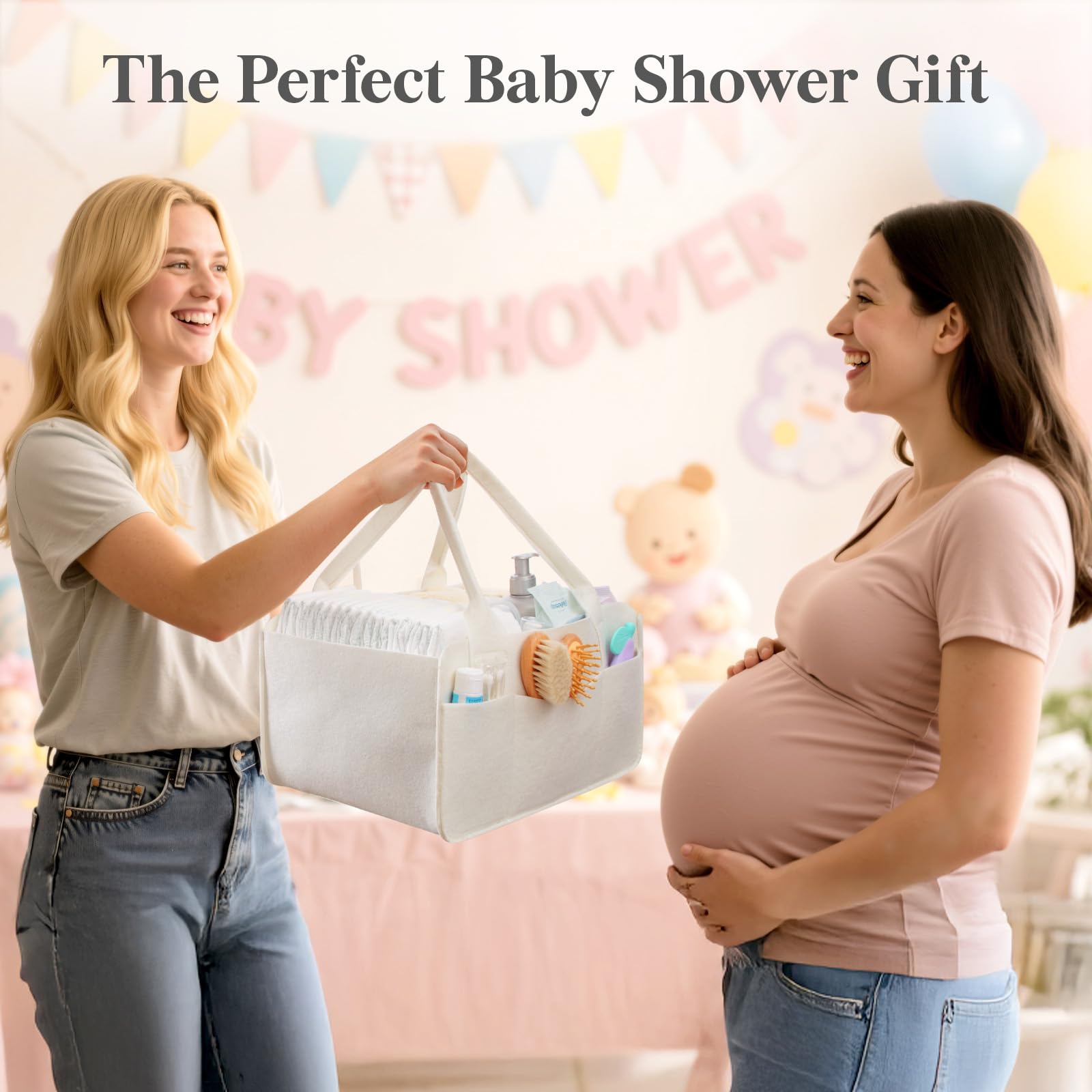 Baby-safe materials used in Lifewit Felt Diaper Caddy