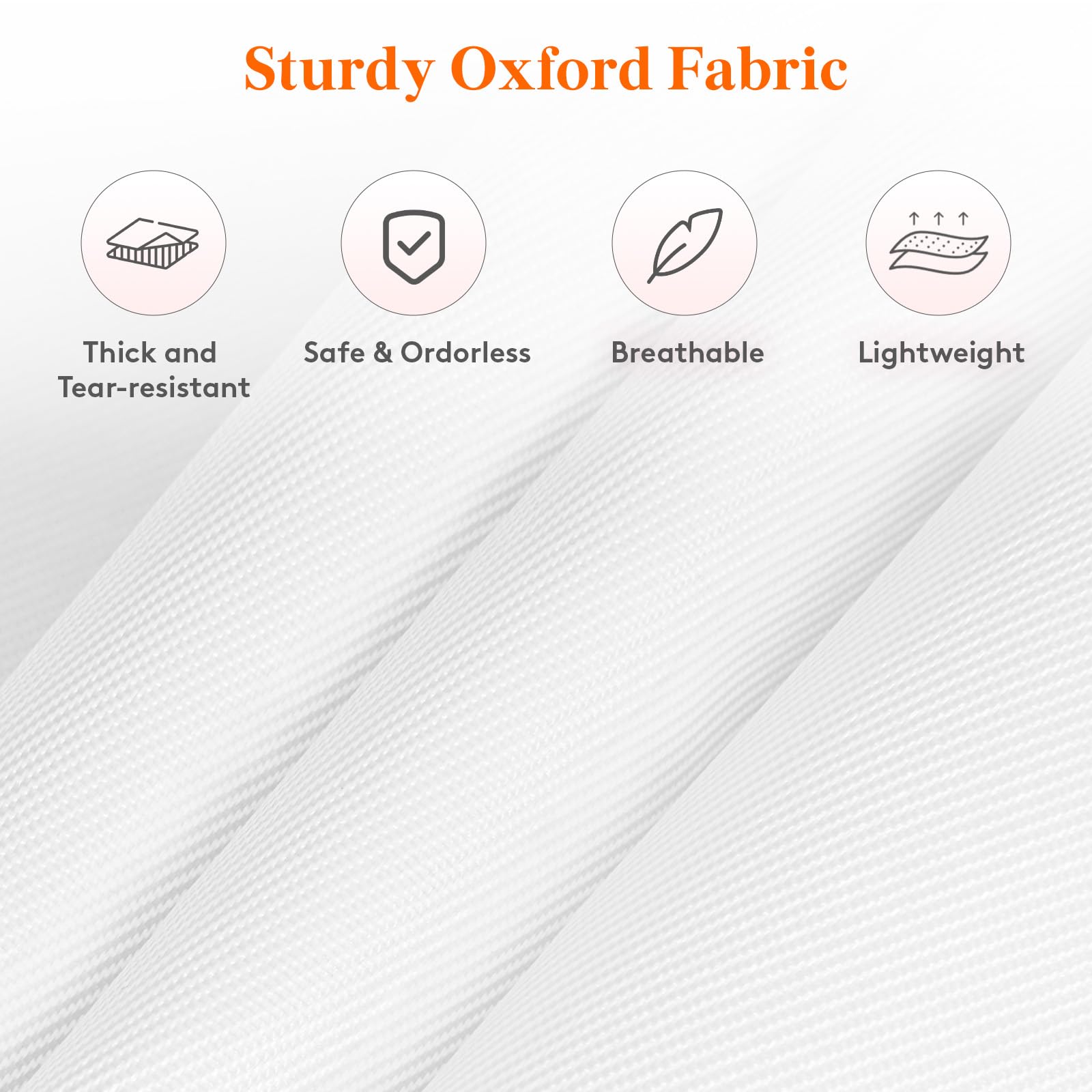 Lifewit oxford cloth finish demonstrates tear-resistance and lightweight durability.