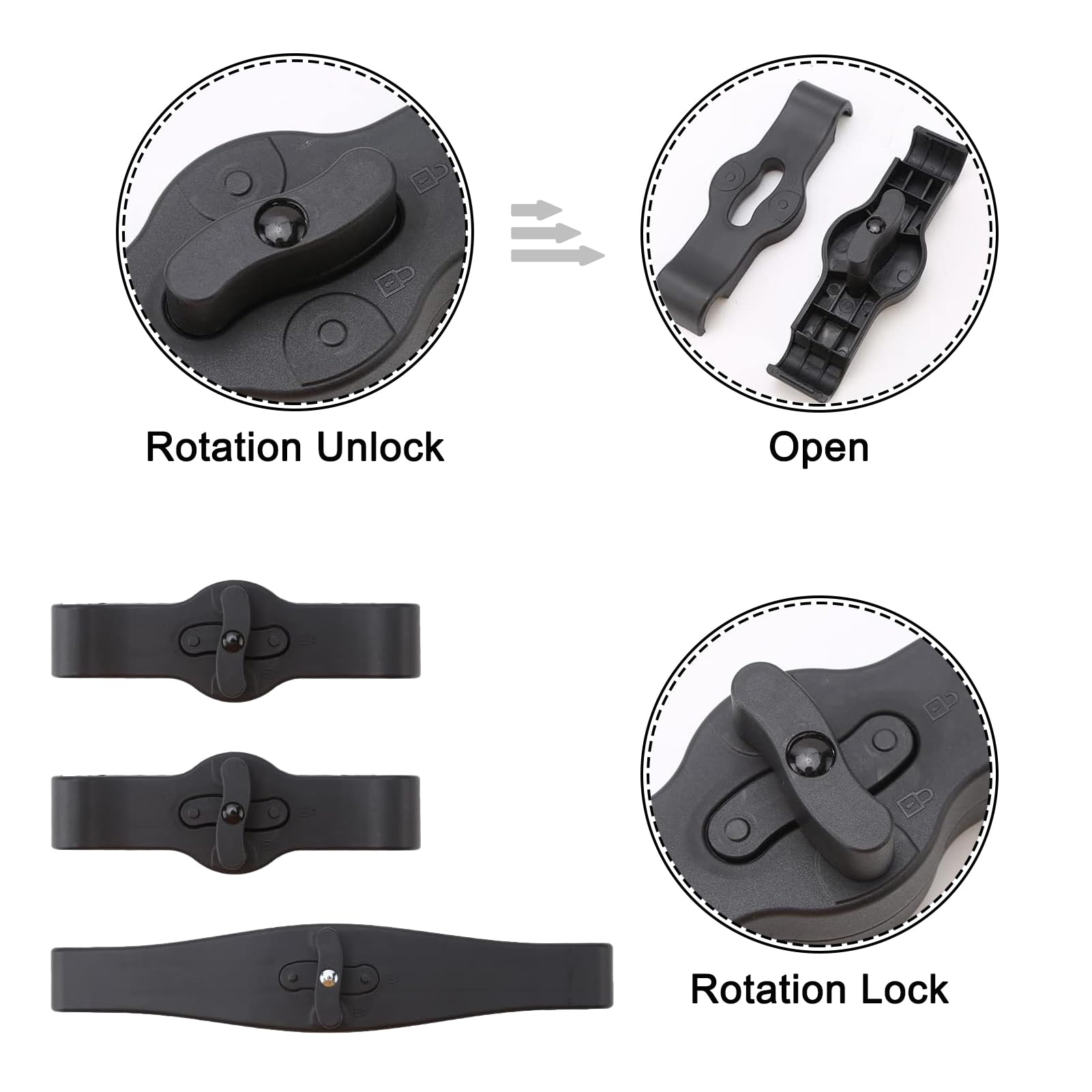 Two strollers walk or turn side by side with LIFTATAPA connectors.