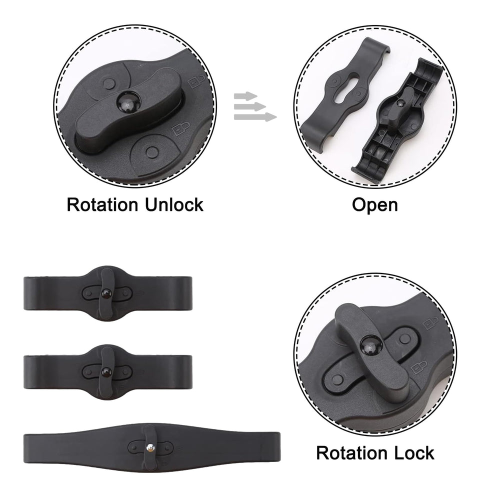 Two strollers walk or turn side by side with LIFTATAPA connectors.