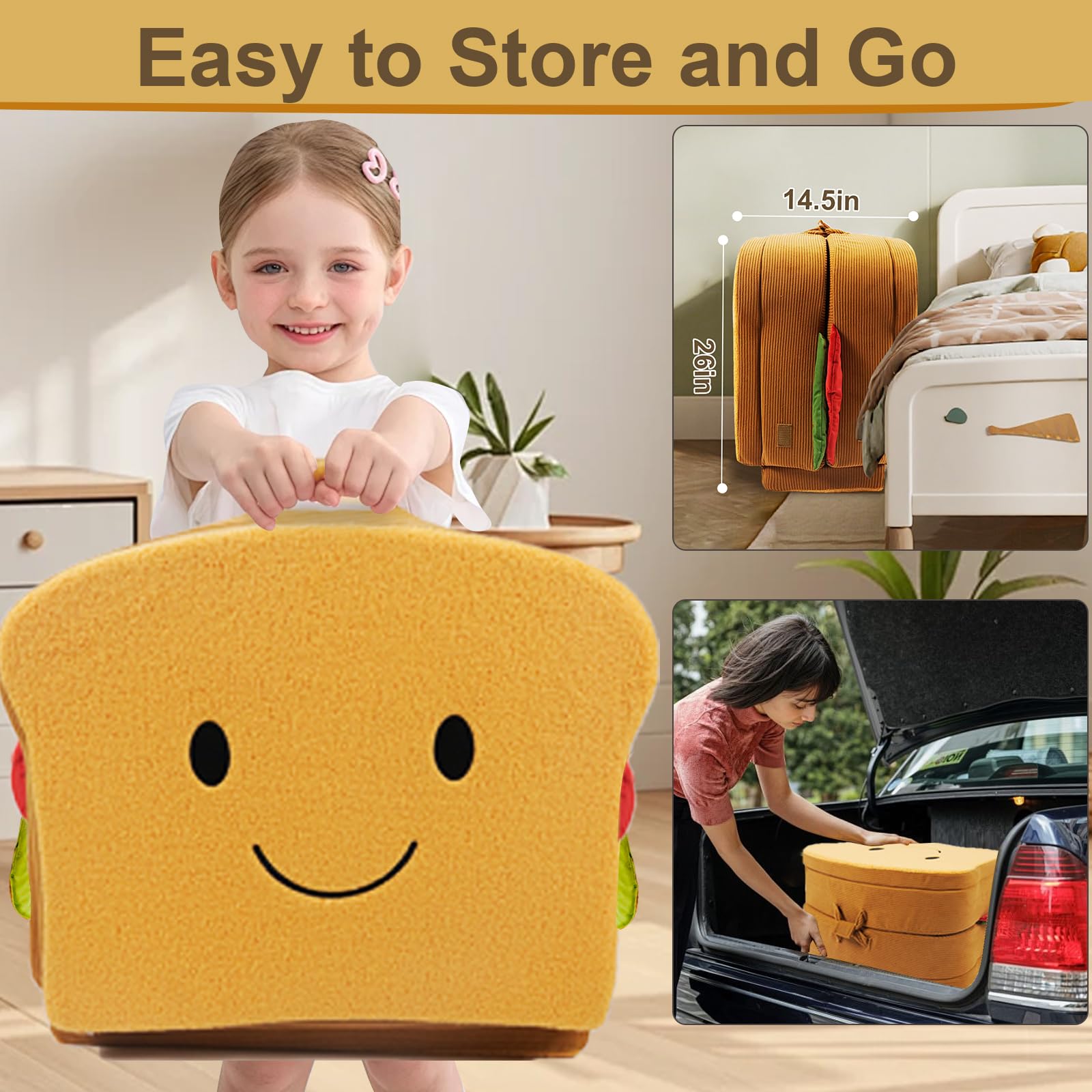LIFTOZA durable, stain-resistant exterior protects against spills during travel and home use.
