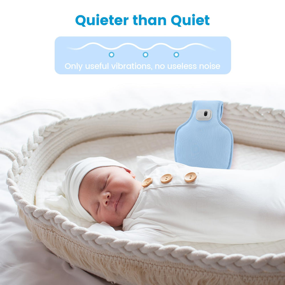 Lightium vibrating soother compact travel case for on-the-go parents