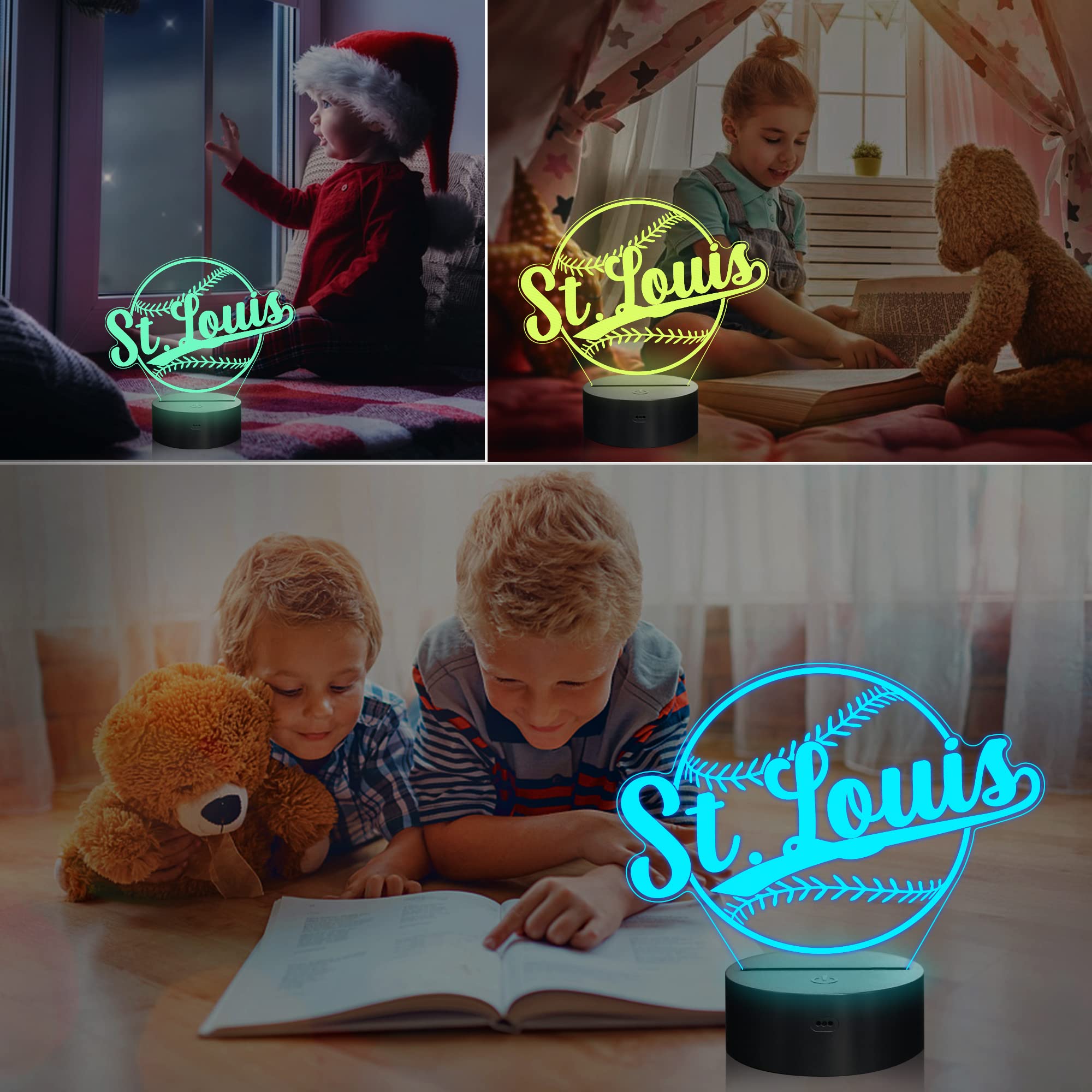 Lightzz Baseball gift idea ideal for brightening kids' room decor