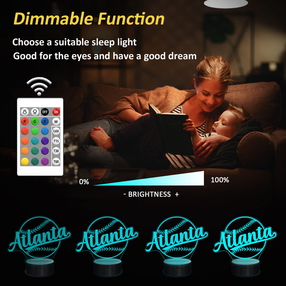 Lightzz USB or battery powered base night light for flexible placement