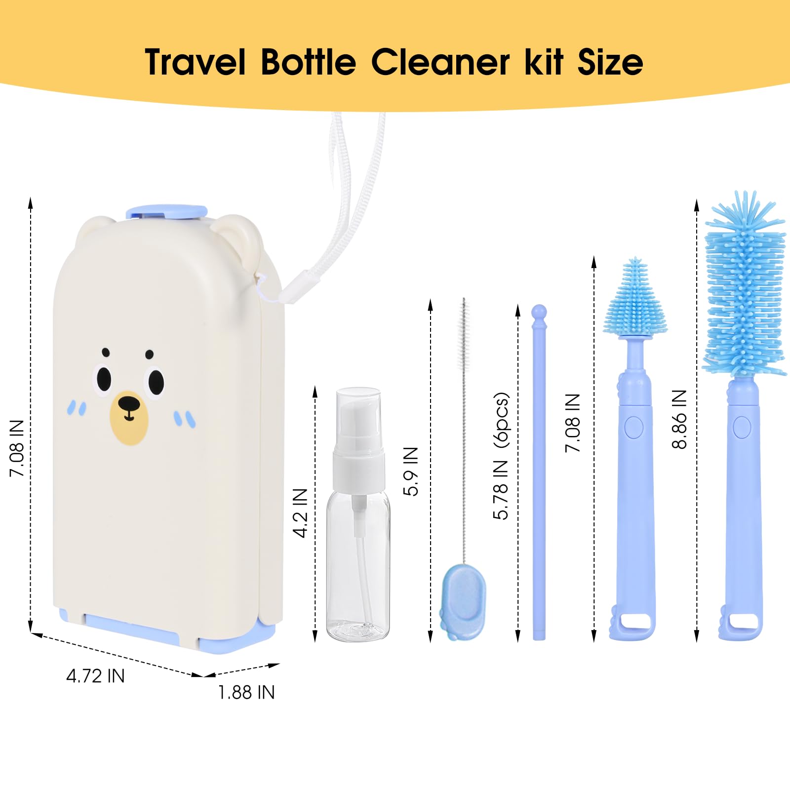 Lijroavy straw brush for thorough straw cleaning.