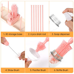 Lijroavy nipple brush for spotless bottle nipples.