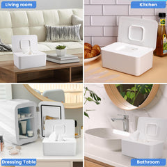 Lijroavy wipes dispenser holds up to 80 wipes for fewer refills