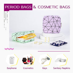 Compact cosmetics and napkin bag by Likesing for purse use