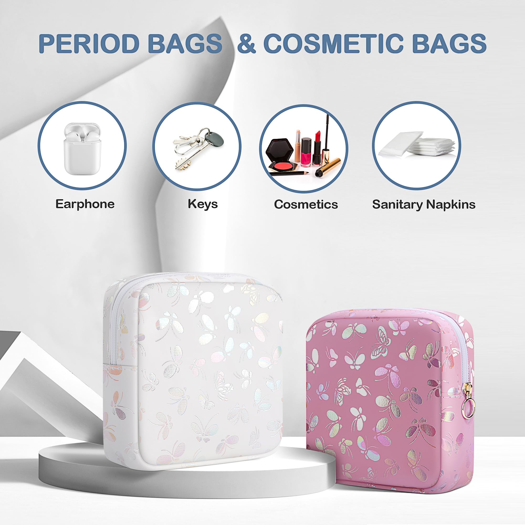 Likesing compact makeup and feminine items organizer for purses.