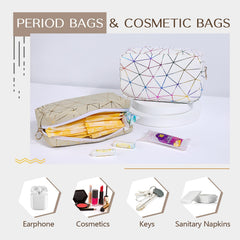 Likesing leather pouch waterproof interior ideal for travel.