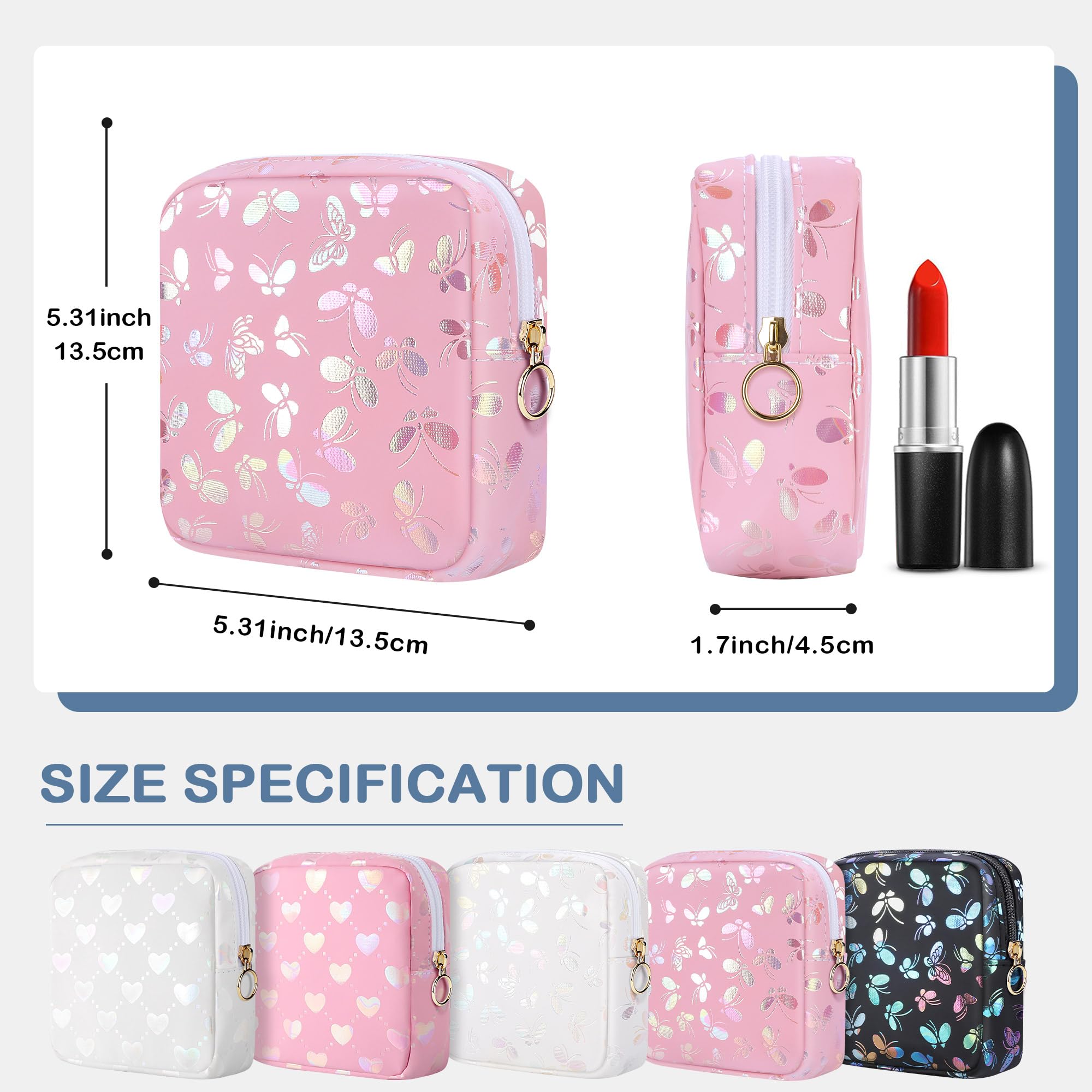 Likesing leather sanitary pouch, waterproof and durable for daily use.