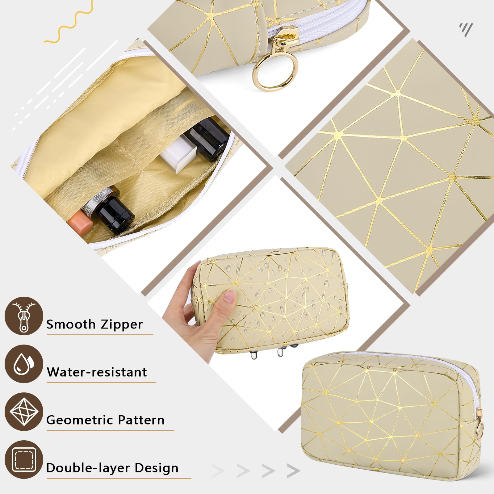 Likesing multipurpose pad pouch for pads and cosmetics.