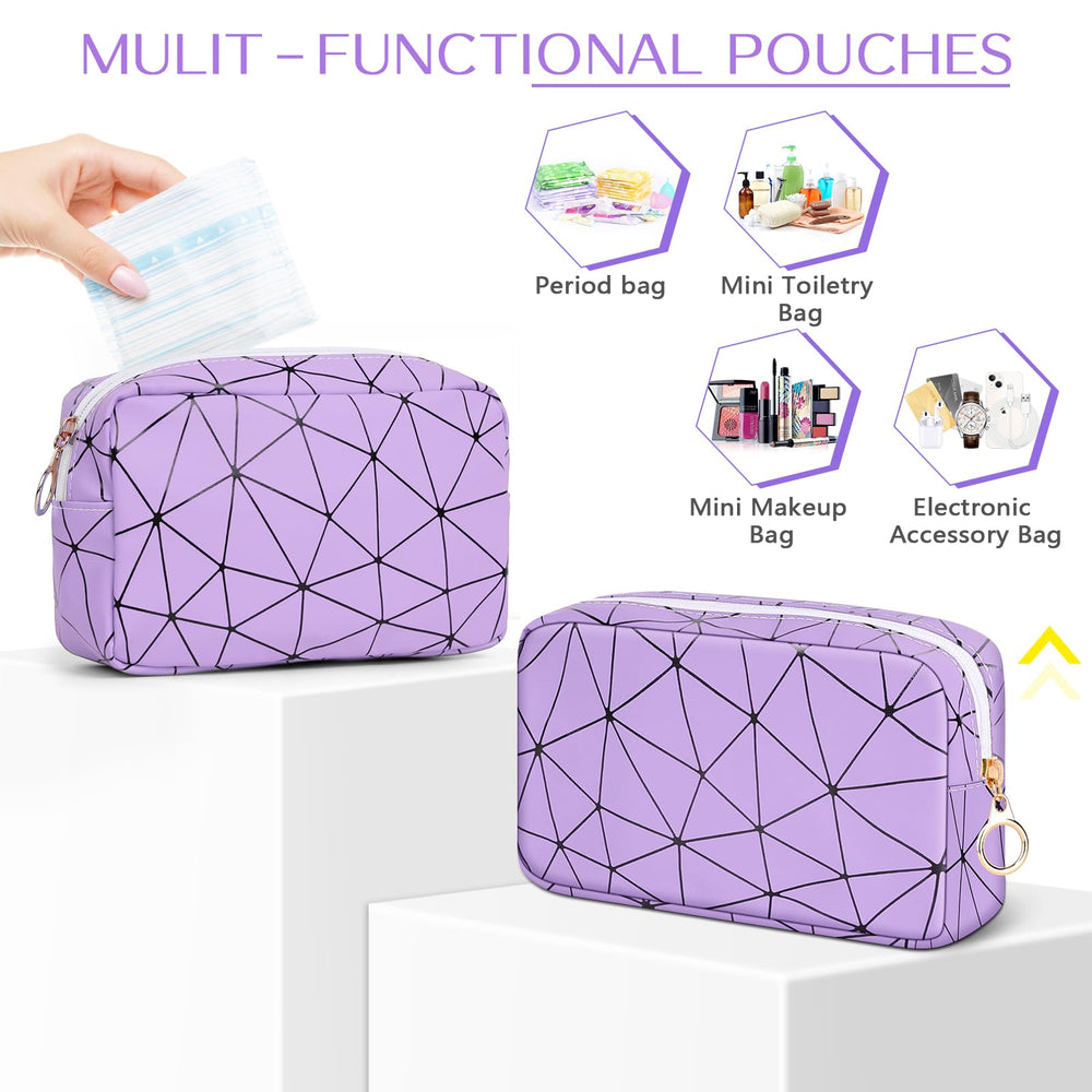 Travel-friendly pad bag fits in a backpack for on-the-go care.