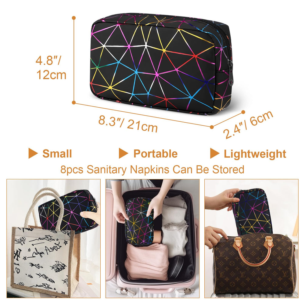 Likesing pad pouch purse multi-pocket keeps essentials organized.