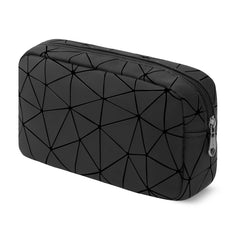 Likesing Period Bag close-up in black leather for discreet daily use.