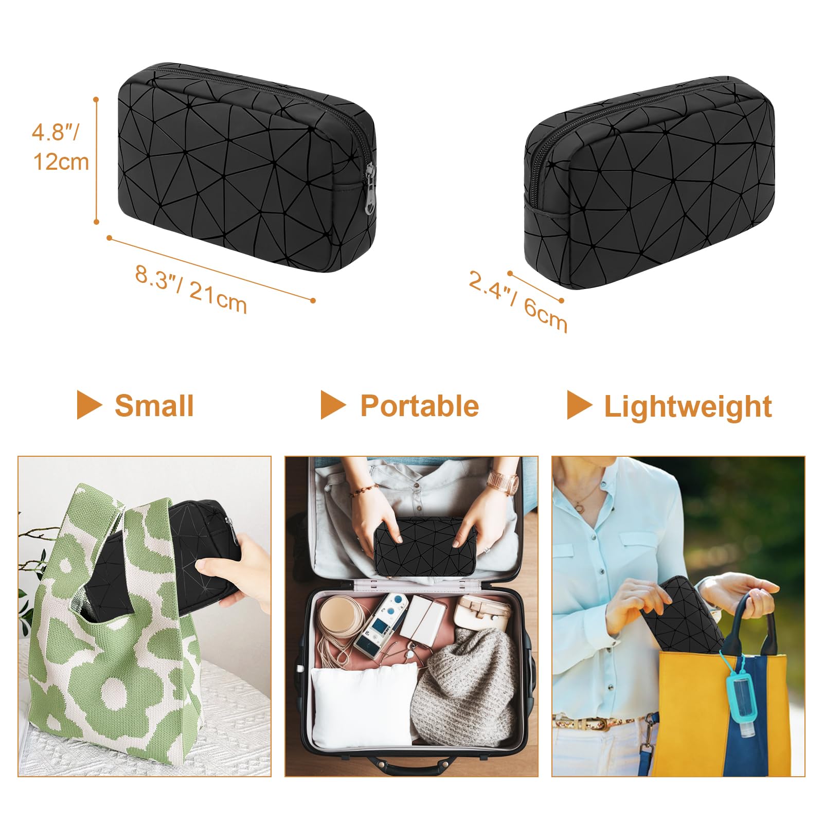 Likesing Period Bag compact travel size fits in luggage and backpacks.