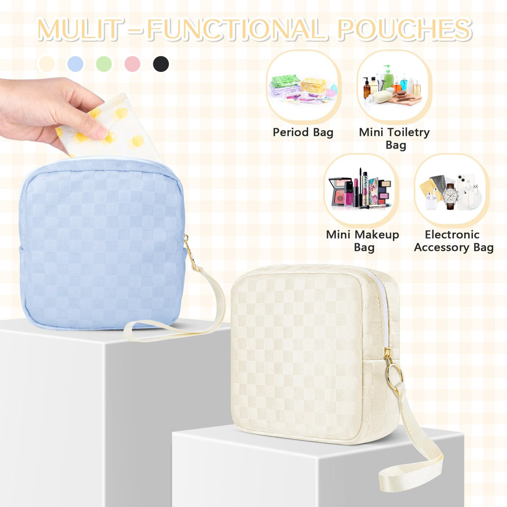 Likesing period pouch holds 8-10 pads for daytime comfort.