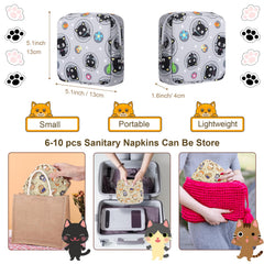 Likesing period pouch interlayer pocket closeup highlighting space for small items