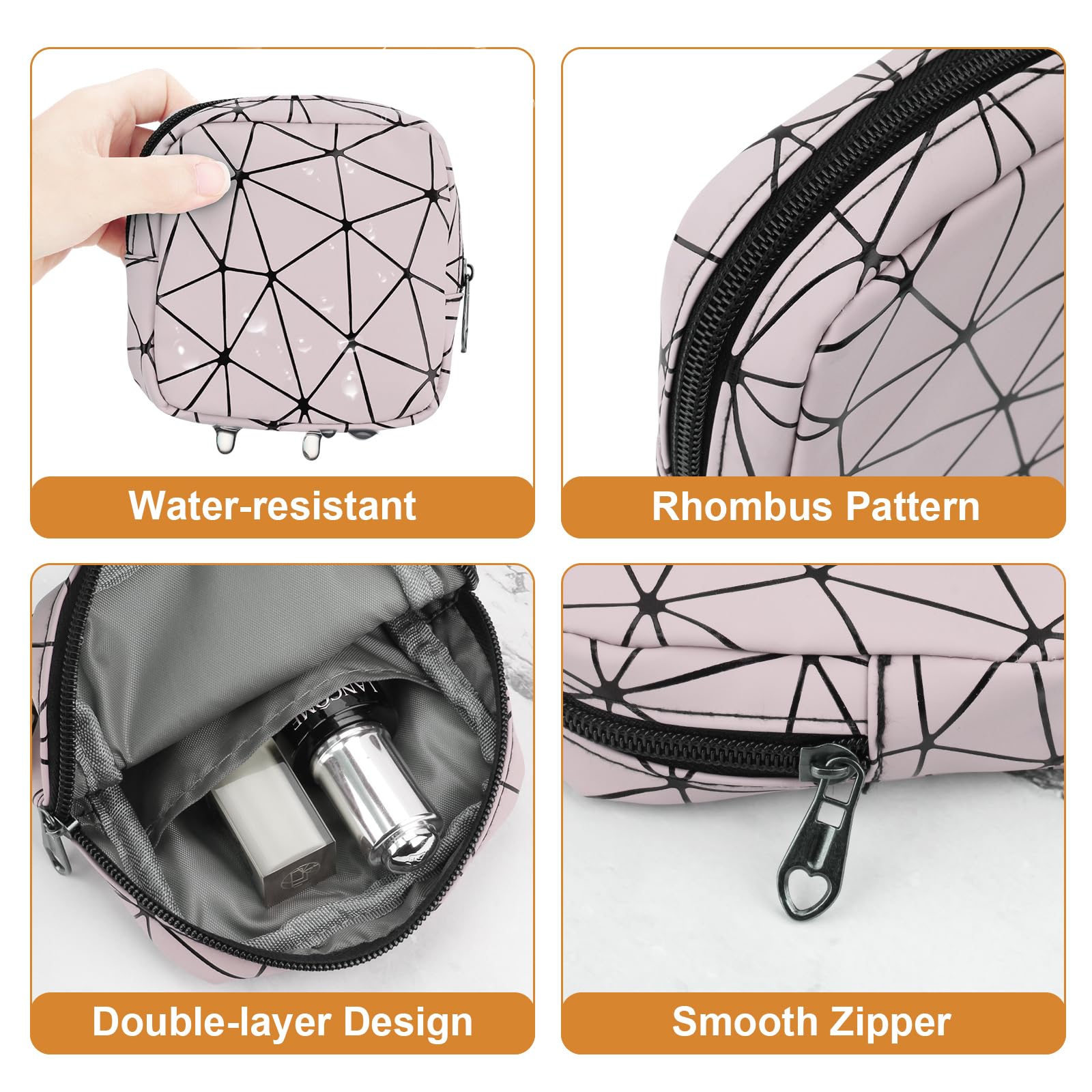 Likesing portable feminine bag for travel and daily use.