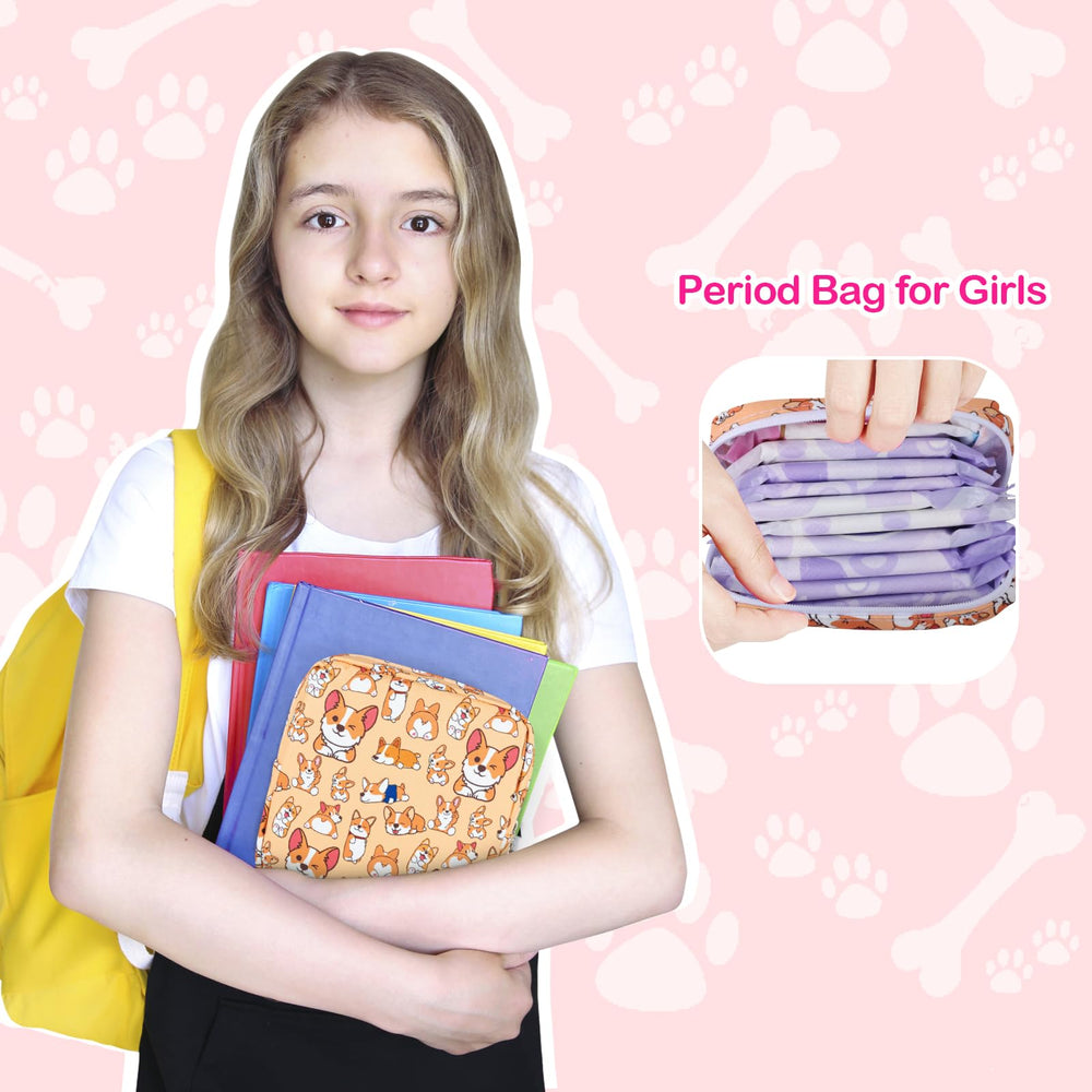 Likesing purse travel-ready period pouch demonstrates easy packing