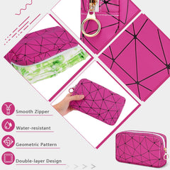 Likesing rose red tampon pouch offers compact, portable organization for feminine items.