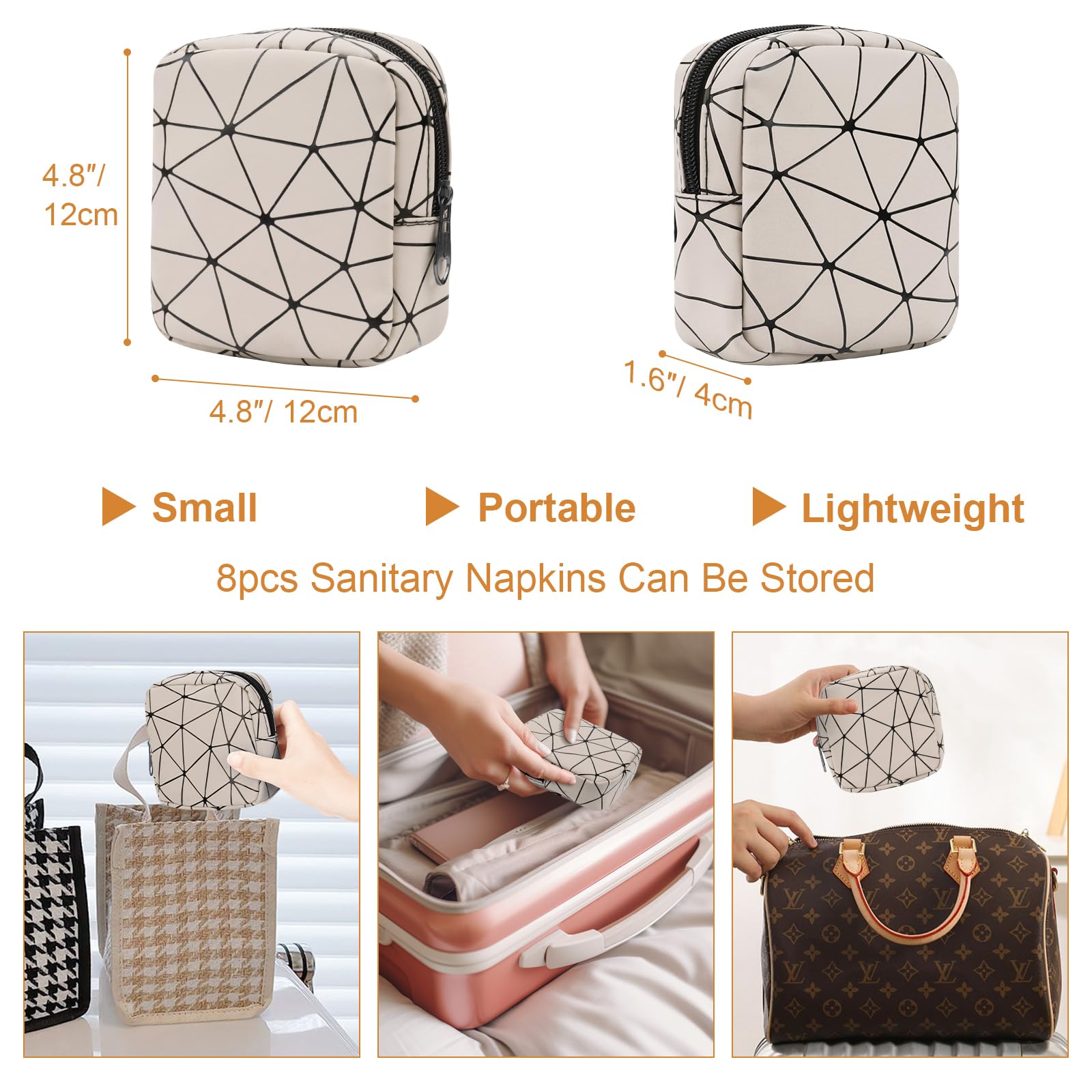 Likesing small bag open view showing interlayer pocket