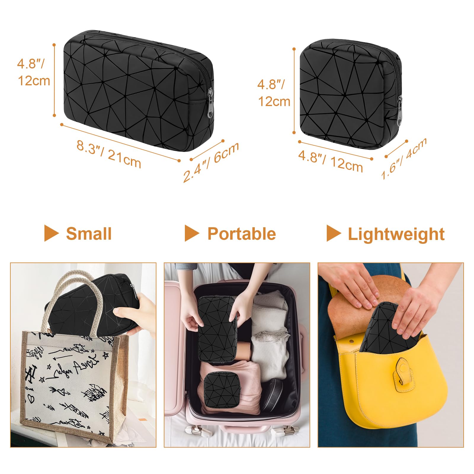 Likesing small leather pouch, water-resistant and easy-clean for daily use.