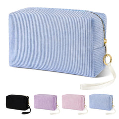Likesing tampon holder purse blue, compact and discreet for on the go.