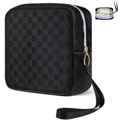 Likesing tampon holder for purse with checkered design for discreet storage on the go.