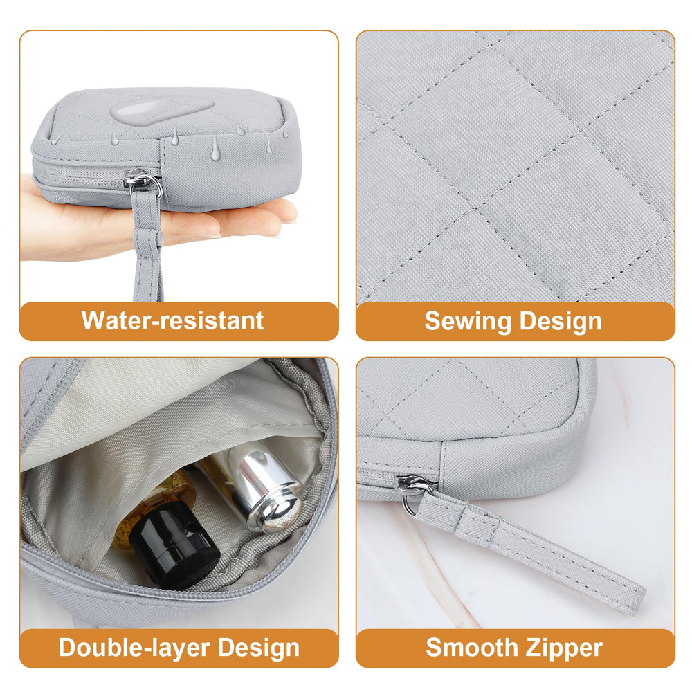 Likesing grey tampon pouch as a versatile mini organizer.