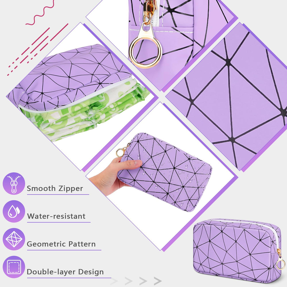 Compact tampon pouch for women, ideal for daily carry.