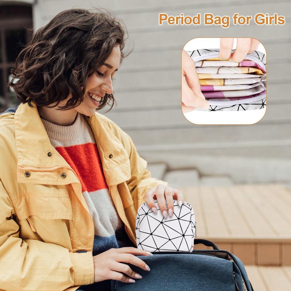 Likesing teen period bag keeps feminine products handy and discreet.