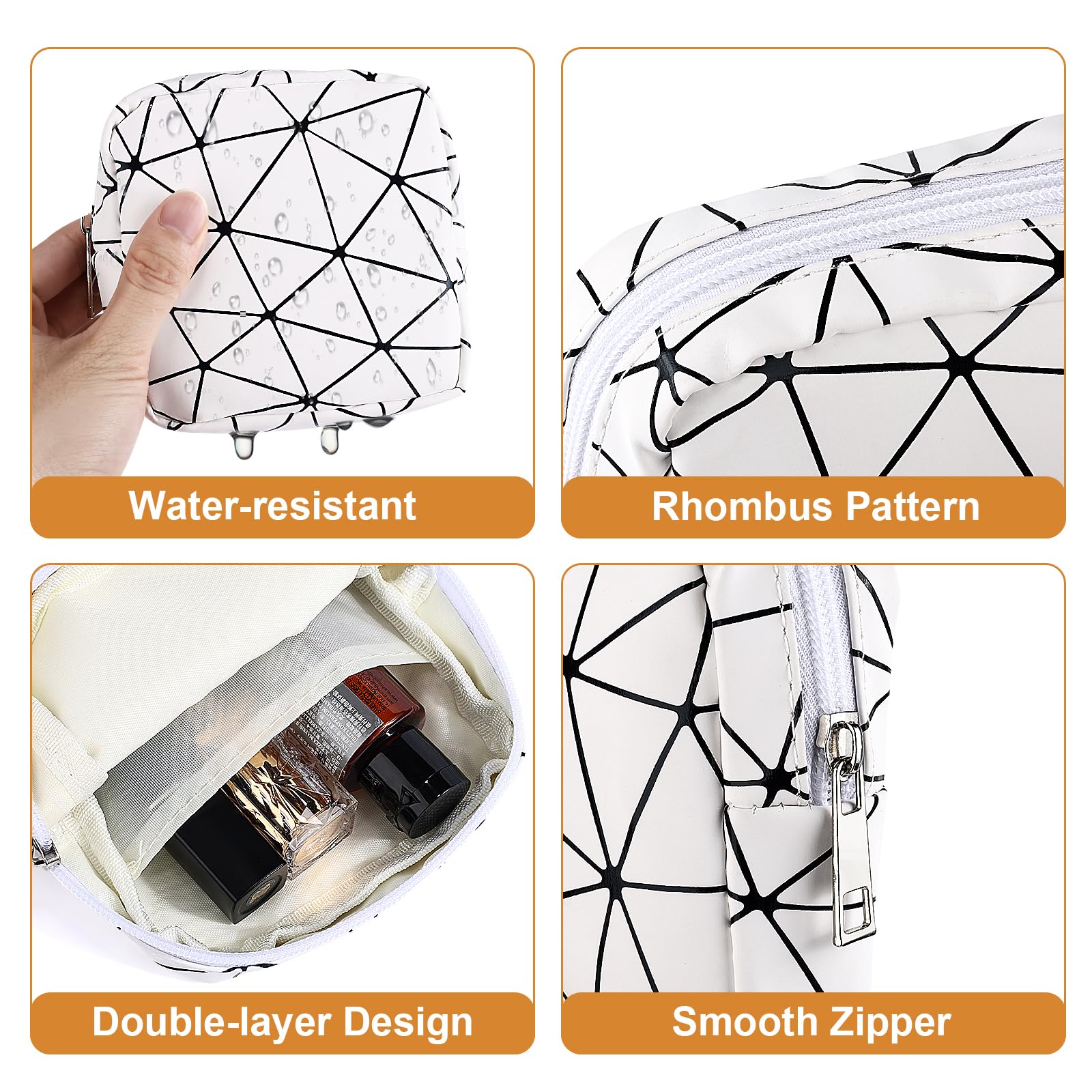Likesing waterproof leather napkin pouch is easy to wipe clean.
