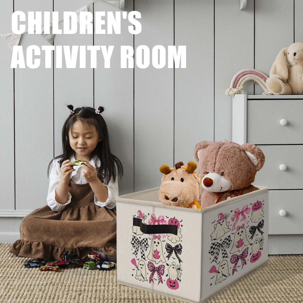 Storage bin on shelves or under a desk, keeping spaces tidy