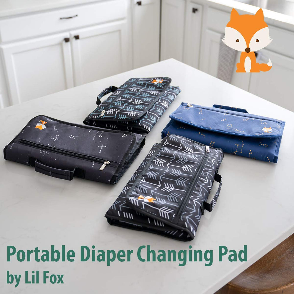 Lil Fox folded dimensions fit most bags.